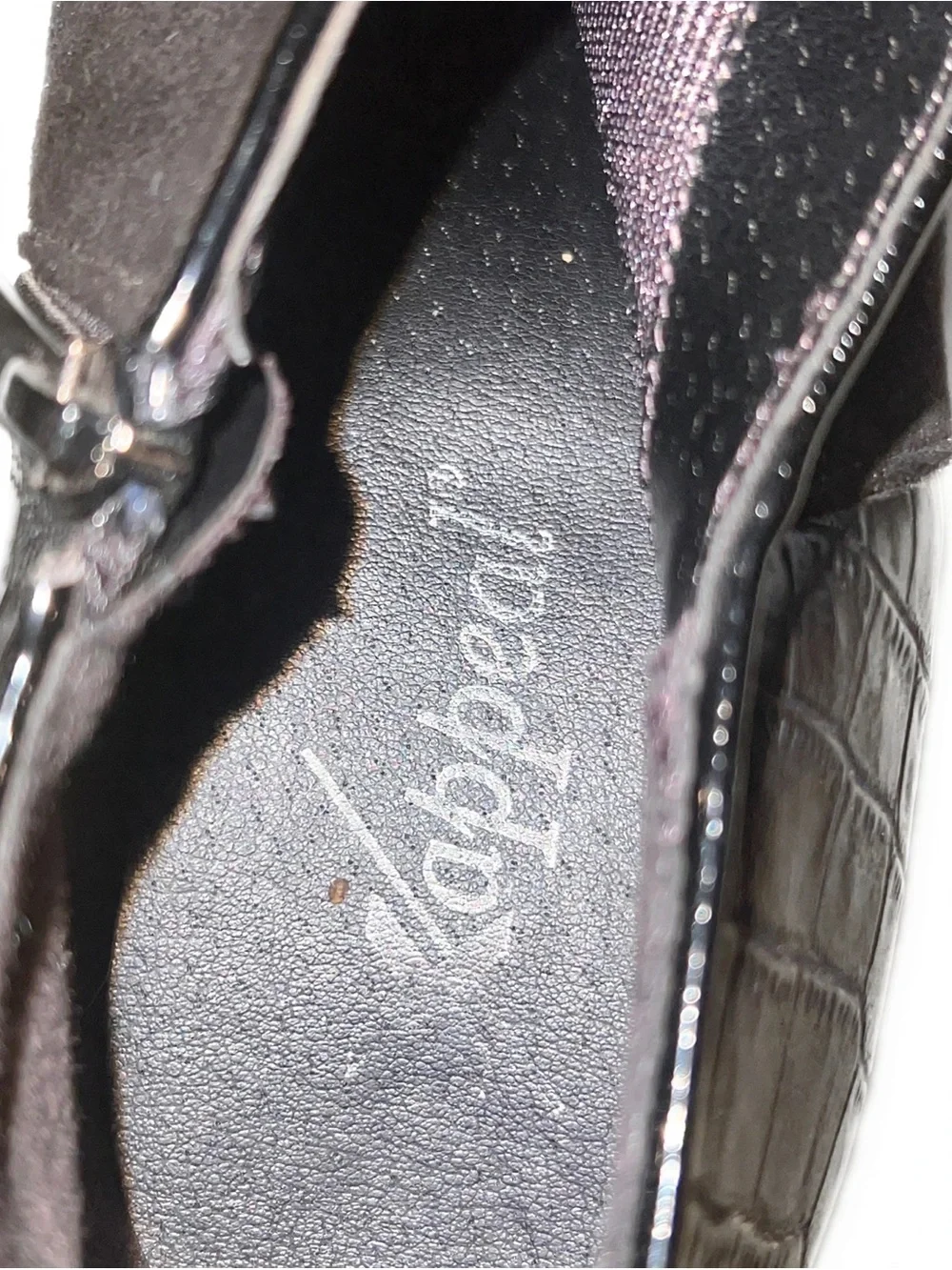 Zappeal black faux